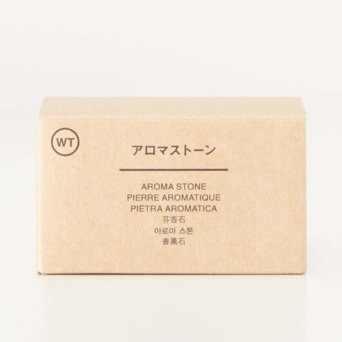 MUJI Aroma kámen s talířem/bílý průměr 65 x 30mm 02868284