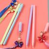 12pcs 0.5mm Creative Butterfly Tassel Pendant Pen High-value Stationery Pendant Gel Pen Back To School Season