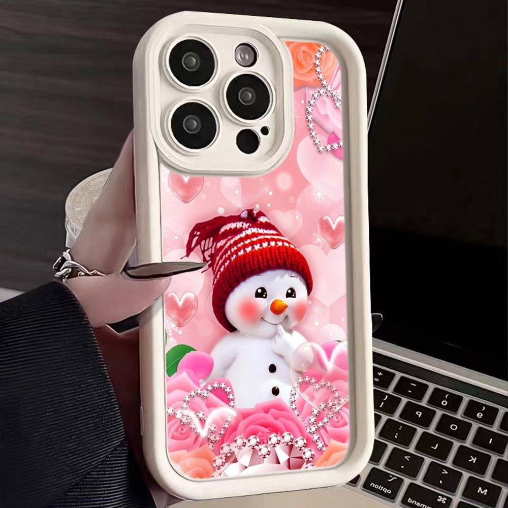 Ae110 Merry Christmas Phone Cases for Samsung A54 A14 A05s A55 A53 A15 S23 S24 Ultra S25 Plus A35 S20 FE A25 Angel Eye Ladder Protective Cover