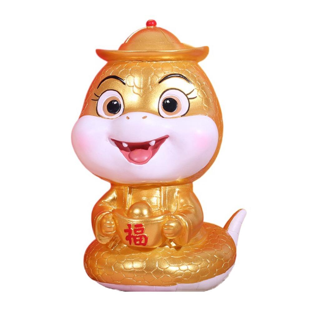 Savings Tank Zodiacs Snake Piggy Bank Money Saver Snake Coin Storage Box  New Year Gift