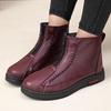 Cotton boots women's winter velvet thickened warm mother shoes soft sole middle-aged and elderly cotton shoes outdoor sports snow boots