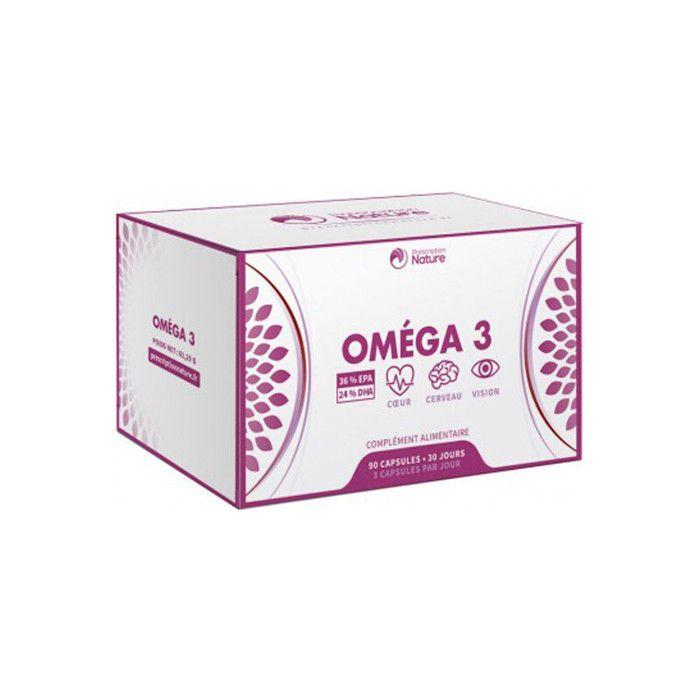 Prescription Nature Omega 3 - 90 gélules