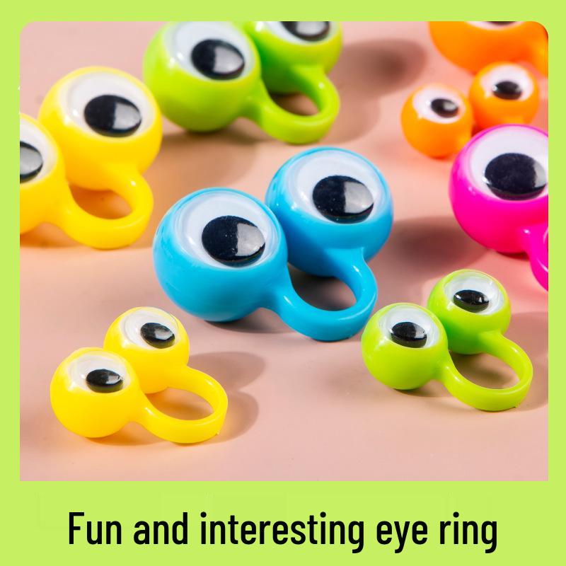 Funny Big Eyes Prank Ring - Christmas Ornament Toy