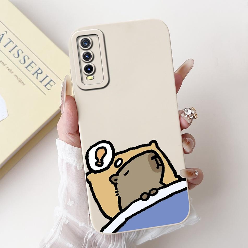 For Vivo Y11S Y12S Y20 2021 Case Vivo Y20a Y20g Y20i Y20S Y20t Elegant Printing Camera Protective Soft Silicone Phone Cases