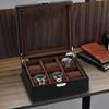 Baskiss Holzuhren-Aufbewahrungssammlung Uhren Luxus-Uhren-Ausstellungsvitrine, Box, Etui, Kasten, (6 Uhren)