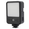 Camera Video Light with Built in Microphone 49 LEDs 6500K Rechargeable Portable Photography Lighting for Vlog Live