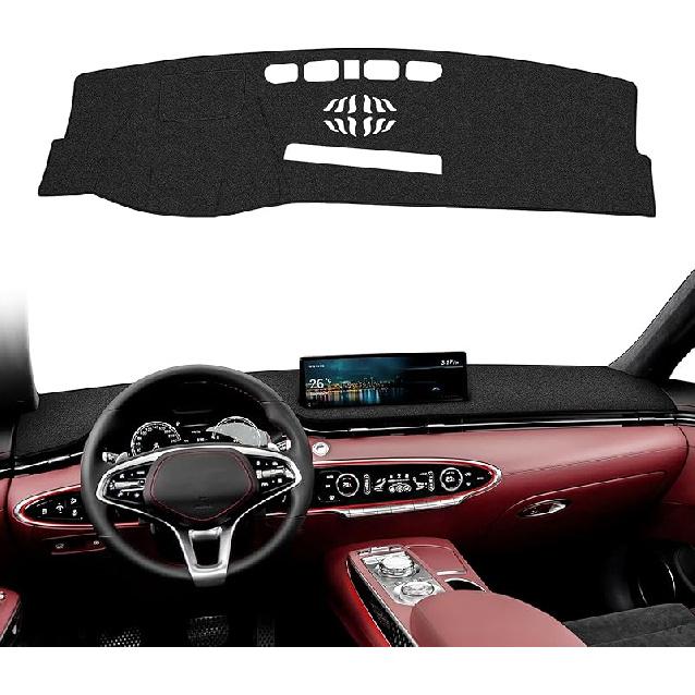 CARTIST Dash Cover Fit For Genesis GV80 2024 2025 Dashboard Cover Mat For GV80 Accessories Non-Slip Carpet Sunshield Glare UV Rays Protector