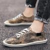 Mens Canvas Graffiti Shoes Hemp Insole Unisex Cloth Espadrilles Male Denim Loafers Slip on Cartoon Fisherman Easy Wear Plimsolls