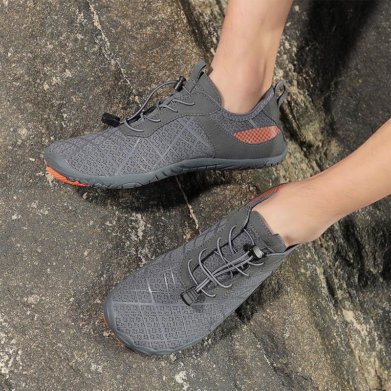 Outdoor Women's Creek Beach Shoes Non-slip Quick-drying Rafting Shoes Surfing Running Skipping Rope Men's Five-finger Wading Shoes Fitness Shoes