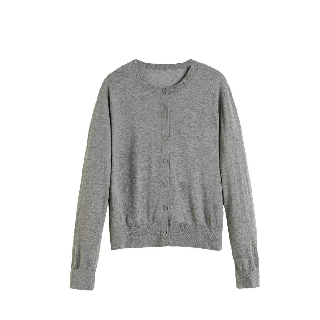 Elegant Long-Sleeve Cardigan Coat: European & American Fashion