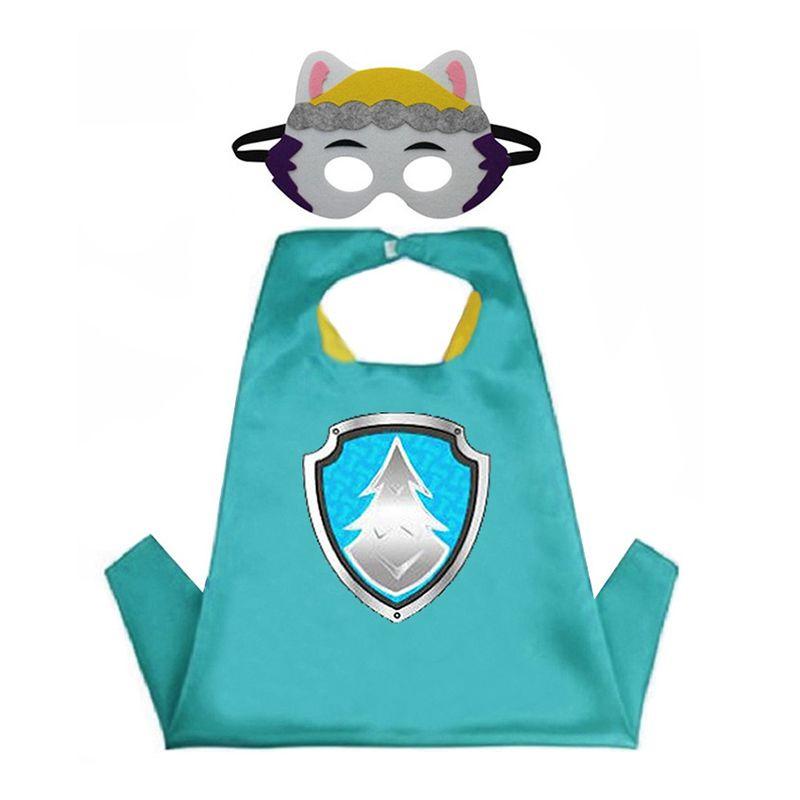 Vibrant Paw Patrol Cartoon Costume Cape And Mask Set For Kids Parties And Play