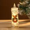 Christmas LED Flameless Candle Xmas Snowman Santa Reindeer Flickering Fake