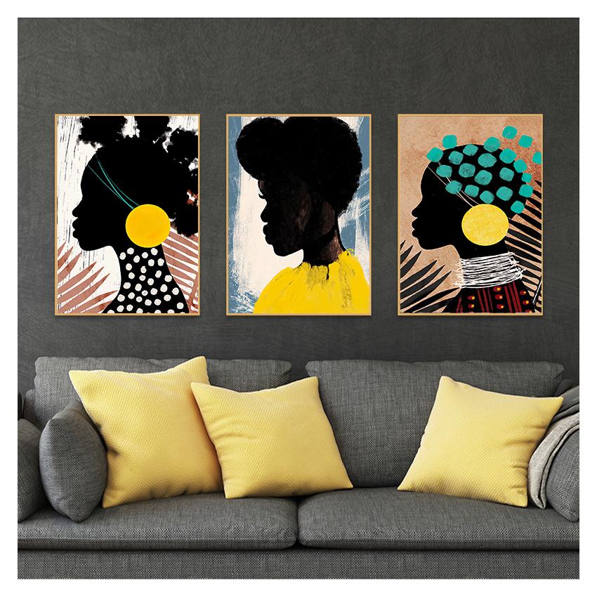 Wall Art Canvas Painting Abstract Nordic Posters And Prints Wall Pictures For Living Room Decor African Traditional Tribal Style