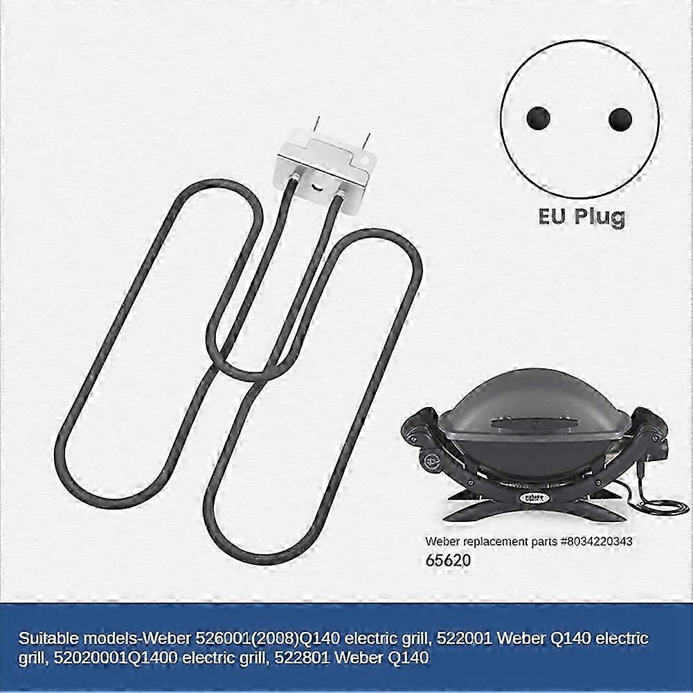 66631 / 65620 Weber Electric Grill Replacement Parts Heating Elements 2200W for Weber Q140 / Q1400 EU Plug