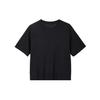 Nike Dri-FIT Trail Letter Print Crew Neck Short Sleeve T-Shirt Women Tops Black DX7897-010
