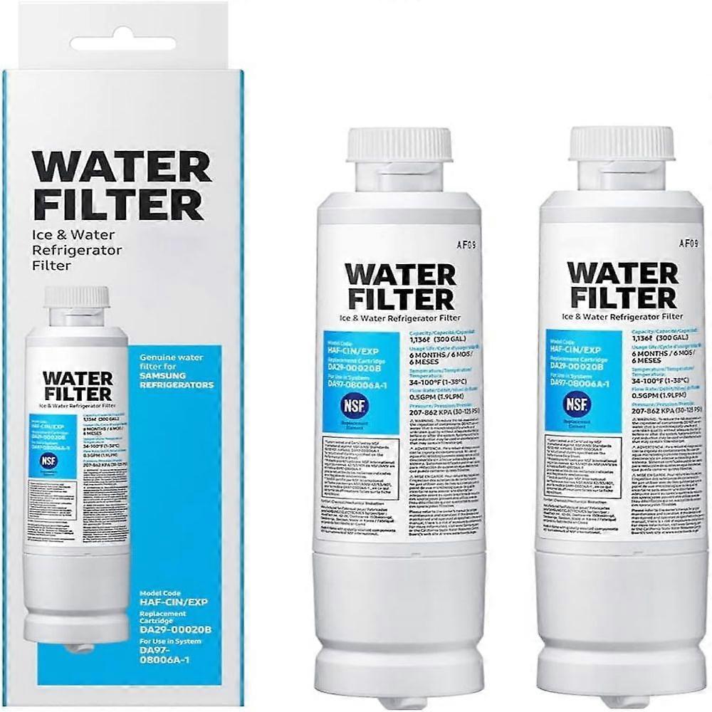 Water Filter For Samsung DA97-17376B DA97-08006C HAF-QIN Refrigerator Water Filter,3 pack