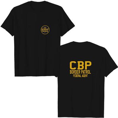 Customs and Border Protection Shirt – CBP Border Patrol Graphic Double Sided Tee