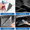 For Subaru ZD8 BRZ Toyota ZN8 GR86    2024 2025 2026 Car Suede Sticker Passenger Storage Cabinet Interior Trim 4PCS