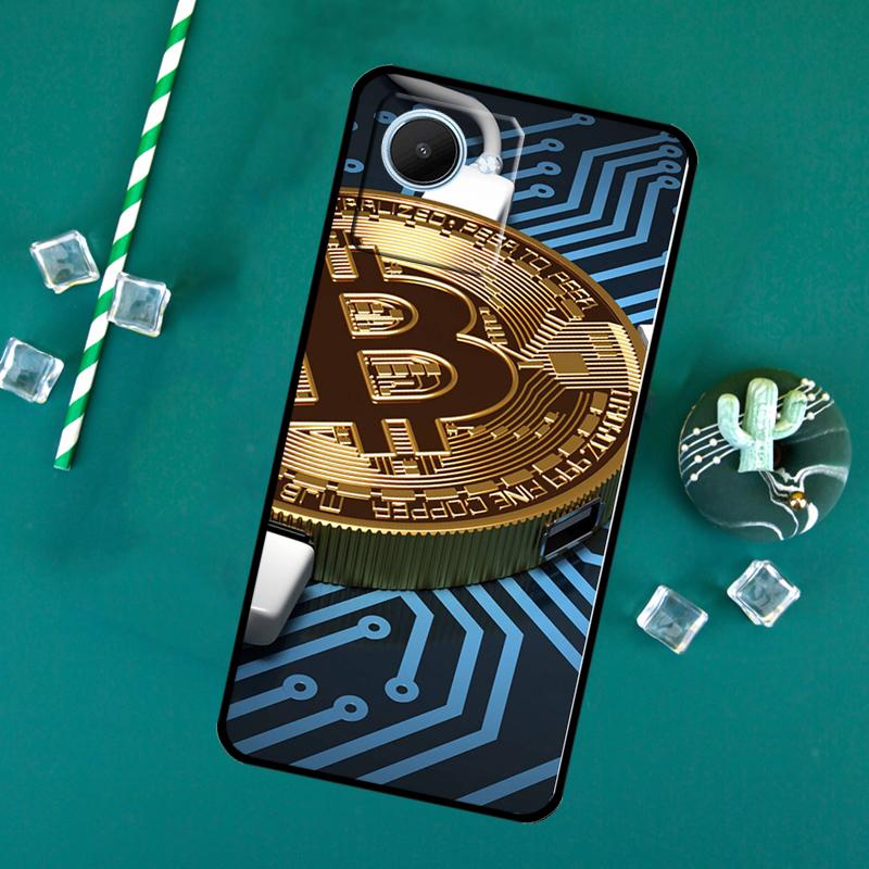 Bitcoin BTC For Realme 15 14 13 12 11 10 Pro Plus C65 C67 C63 C61 C55 C51 C53 C35 C75 GT6 GT7 Pro Case