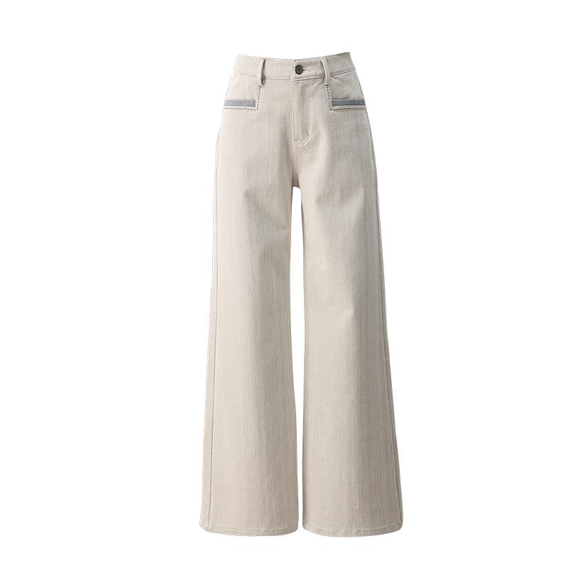 Xinge Women s High-Waisted Wide-Leg Denim Flare Pants - 2025 Autumn Collection 31