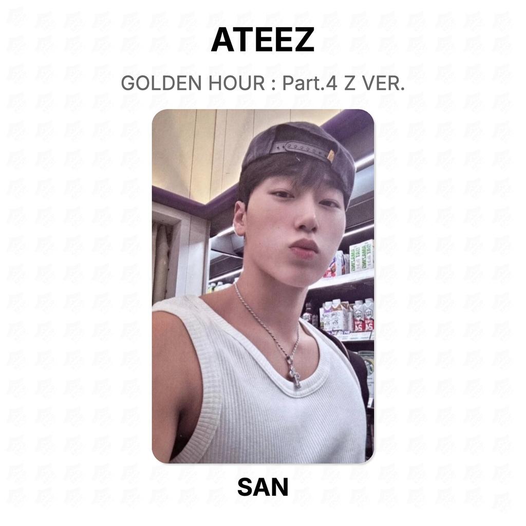ATEEZ GOLDEN HOUR : Part.4 Z VER. Official Photocard