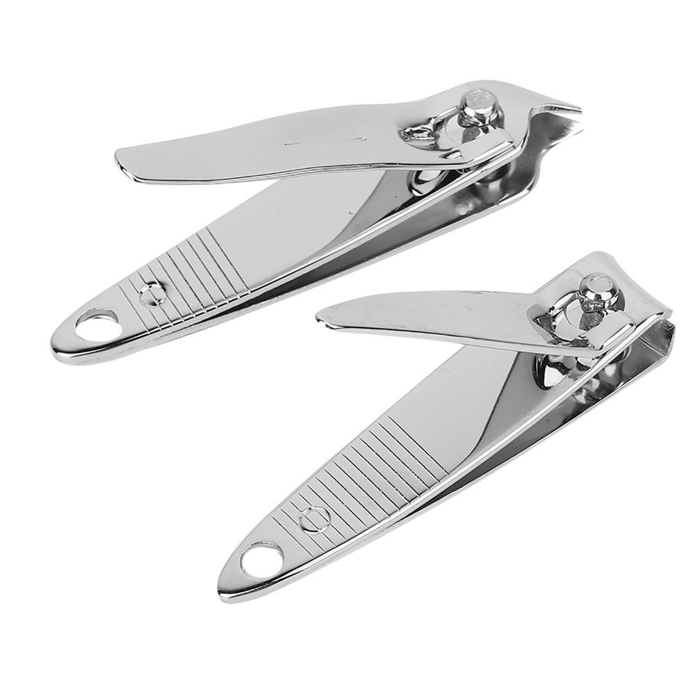 Set di Tagliaunghie Portatile da 6 Pezzi Costruzione Metallica Strumento per Pedicure Uso Professionale