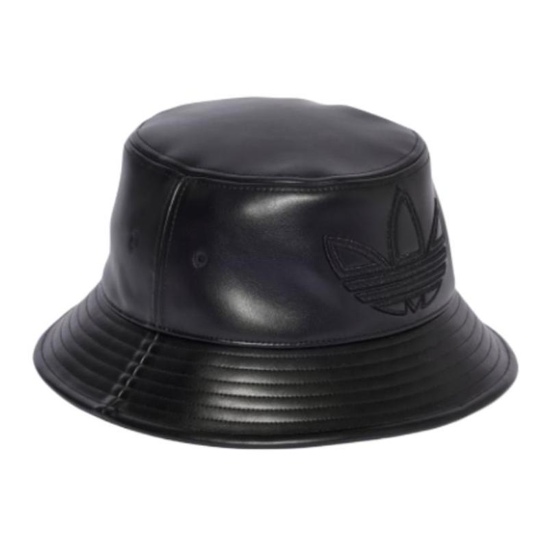 adidas Kapelusze Bucketowe Poliuretanowe Unisex Czarny Adidas IY4055
