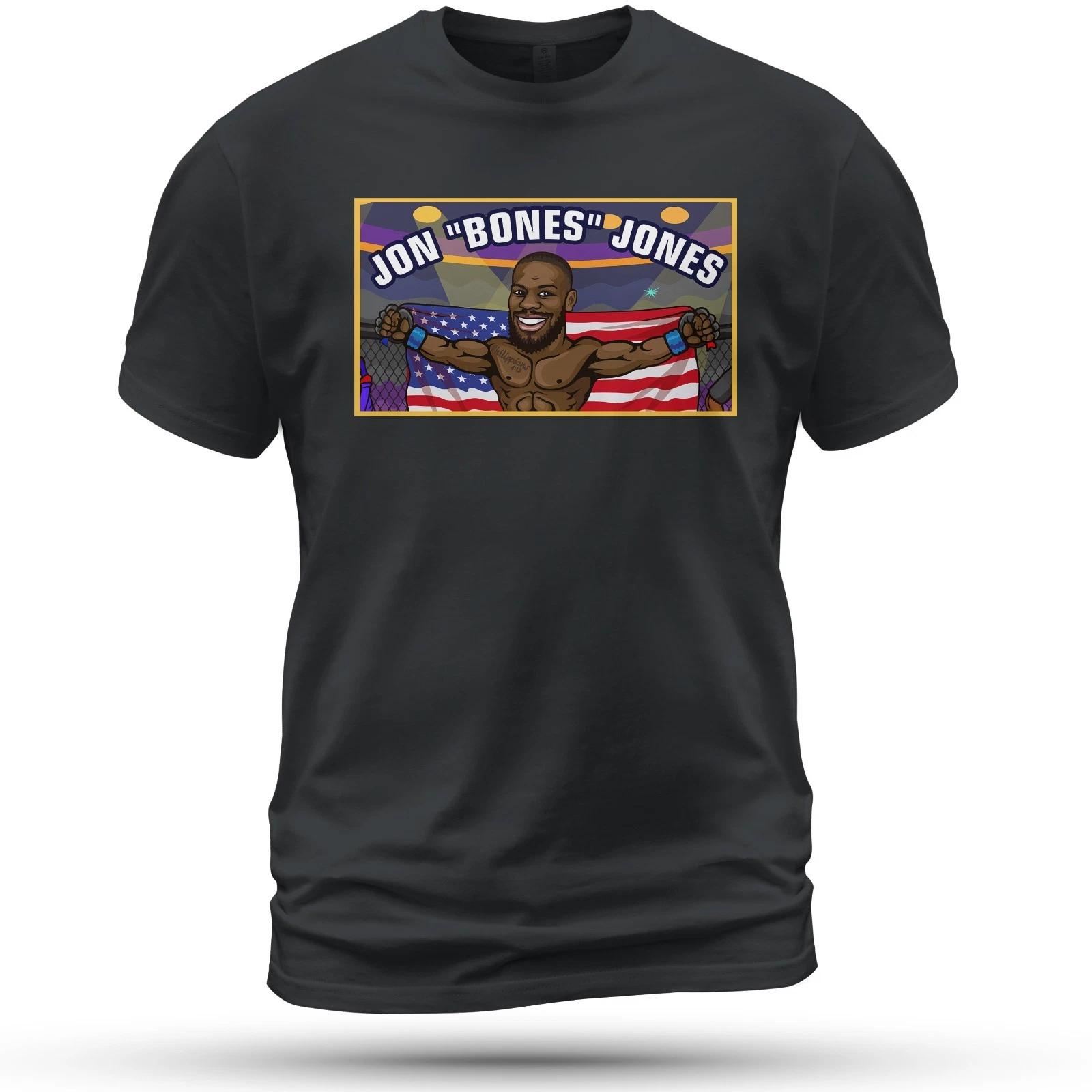 

Jon Bones Jones MMA Fighter T-Shirt Funny Size S-5XL Made in USA M
