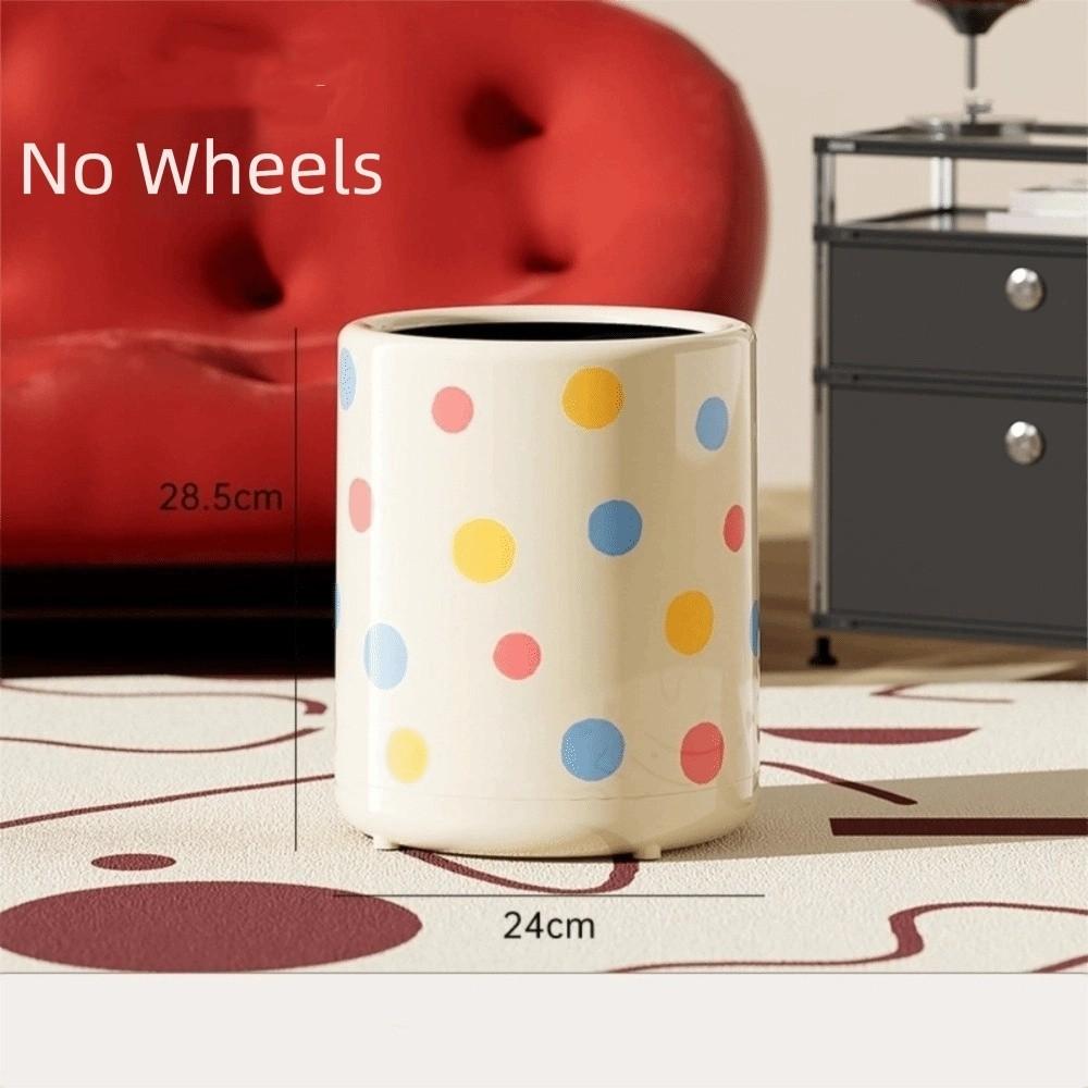 

Double-layer Waste Bin Light Luxury Style Rubbish Case High Quality Garbage Dustbin Living Room Colorful