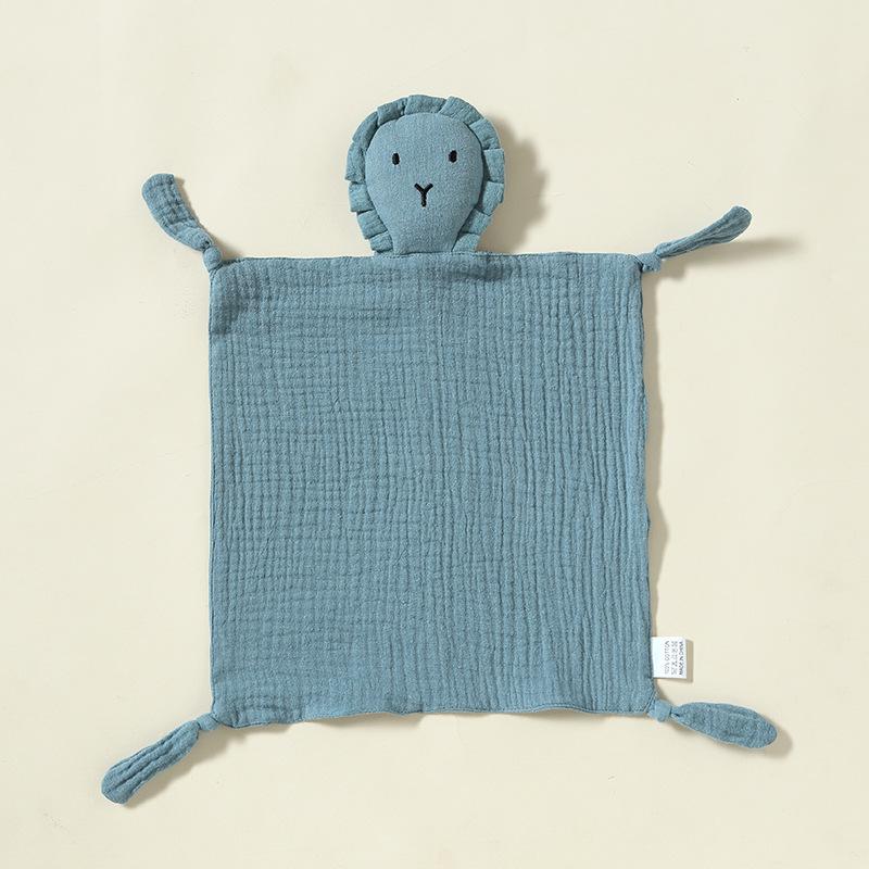Pure Cotton Baby Comfort Toy: Rabbit Sleep Companion Crinkle Handkerchief