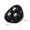 Self Adhesive Universal Wheel Stainless Steel Beads 360 Rotating Pulley Wheels For Bedside Cupboard Furniture Mover Tools