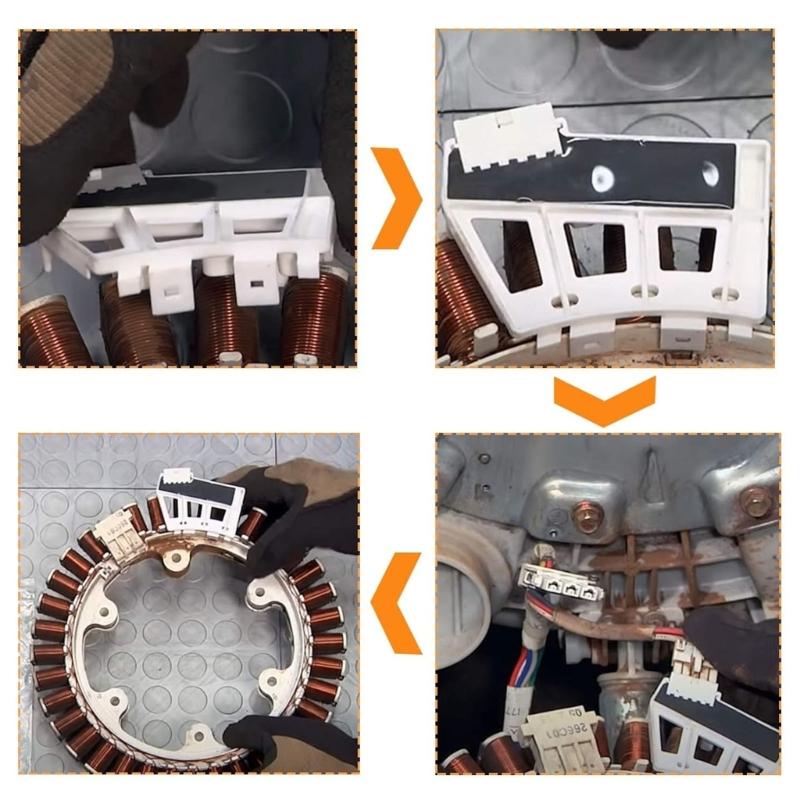 Easy Installation Hall Effect Sensor Plastic Texture for WM2301HR WM2455HG WM2801HWA Washing Machines Quick Response