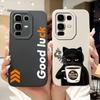 Für Infinix Note 50 Pro Plus Hülle Silikon Kawaii Niedliche Katze Lustig Bemalt Stoßstange Für Infinix Note 50 Pro+ Handyhülle X6856
