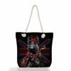 Multifunctional Dog Printed Thick Rope Shoulder Beach Bag Casual Large Capacity Handbag 7598 CLE