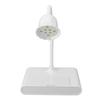 UV Light Gel Nails 8 LED 20W 360 Degree Adjustable Angle 60S Timing Desk Lamp for Nail Gel Curing with Mirror Plug in