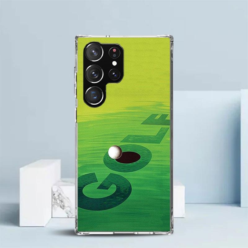 Modern Golf Sports Soft Cover for Samsung Galaxy S25 Edge S26 S24 S23 Ultra Phone Case S22 S21 Plus S20 FE Print Pattern Shell G