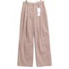 IRENE [Excellent Condition/25Stainless Steel] 27S88009 Knot Stitch Line Trousers Check Pattern Knot Stitch Line Trousers Bottoms 36 beigeUsed