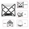 Aromatherapies Diffuser Wax Melt Burners with Ceramics Bowl Metal Tealight Holder Rack for Enhancing Home Aesthetic