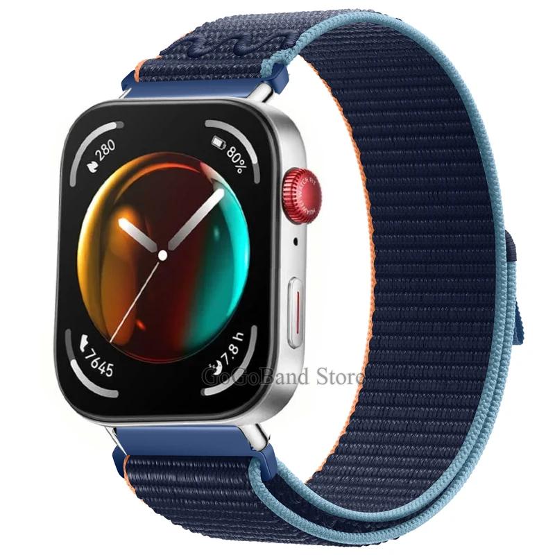 Nylon Loop Strap For Huawei Watch Fit 3 Smartwatch Sport Bracelet Soft Band For Huawei Watch Fit 3 Corrra Watchband Accessories