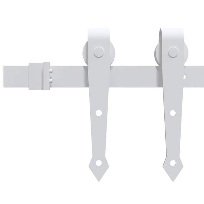 VidaXL Porte coulissante et kit de quincaillerie 80x210 cm pin massif, porte intérieure, porte de grange intérieure 3203216