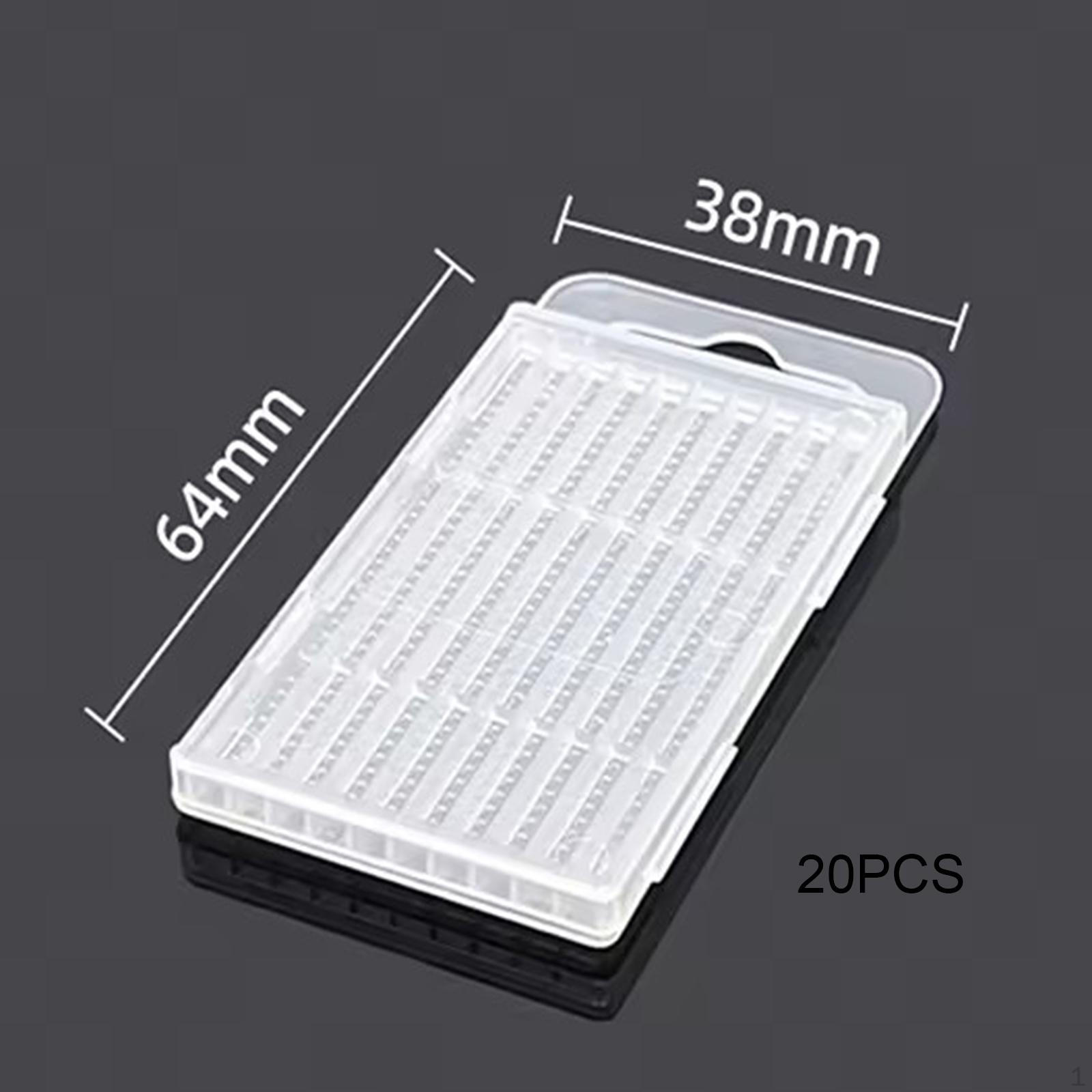 

Drill Bit Storage Box Organizer Container,Tool Packaging Accessory Reusable Transparent Tool Parts 8