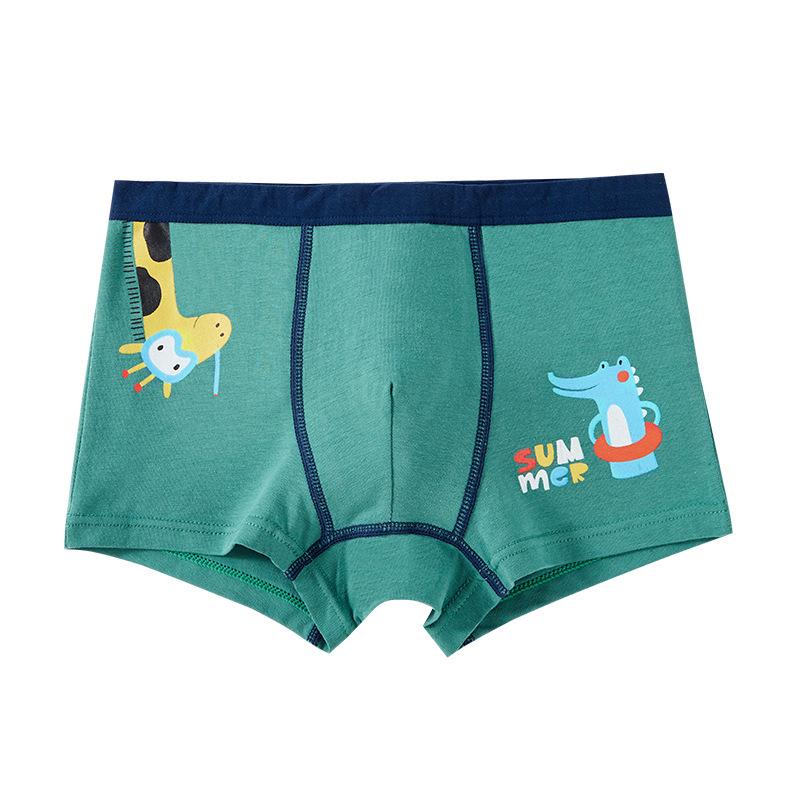 4pcs Cartoon Children's Underwear Four Corners Boy's Underwear