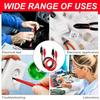 Double-Ended Alligator Clip Electrical Insulated Test Leads Jumper Wires with Crocodile Clamps for Circuit Connection Testing