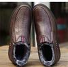 Botas de Hombre Botines Hombre Ligeras Zapatos Casuales de Hombre Invierno Cálidas de Piel Zapatos de Trabajo Zapatos de Exterior para Hombre