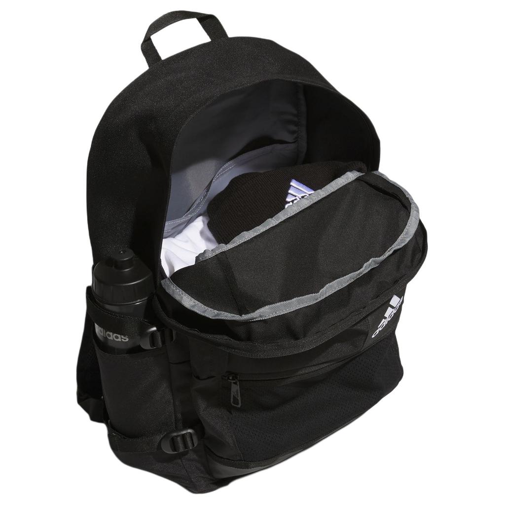 Adidas Fashion Sports Casual Recycled Polyester Backpack Unisex Backpack Black IT2061