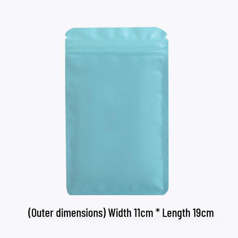 Double-Sided Frosted Aluminum Foil Self-Sealing Opaque Packaging Bag for Colored Ornaments
