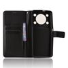 For Oukitel C60 Pro/Oukitel C60 Leather Wallet Case with Strap Diamond Texture Phone Cover