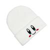 1pcs New Autumn Winter Bonnets Beanie Hats Cute Smiley Face Big Eyes Embroidered Knitted Hats Unisex Warm Knit Hats Five Colors