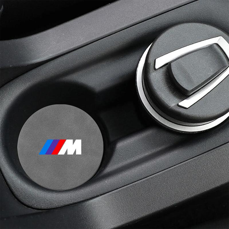 1/2pcs Car Anti Slip Insert Cup Coasters Car Accessories For BMW M E34 E36 E60 E90 E46 E39 E70 F10 F20 F30 X5 X6 X1 M3 M5 M6 E71 F01 F02 F87