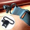 QD Sling Swivel Strap Buckles Kit Tactical Rifle Sling Swivels Mount Adapter Detachable Sling Mount Ring for Outdoor
